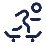 Skateboarding SVG Icon
